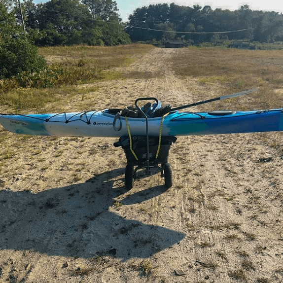 Kayak in Gorilla cart