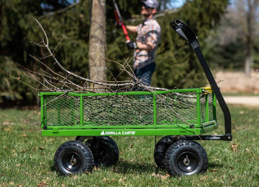 4 cu. Ft. Steel Utility Cart